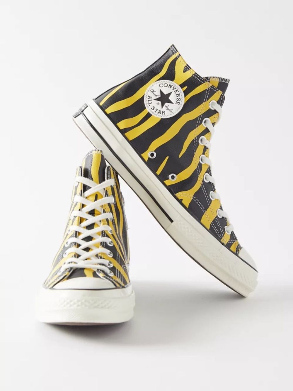 Converse Chuck Taylor Vivid Yellow & Black Zebra Retro 70 High Tops